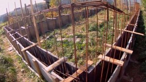 Как опустить арматуру в опалубку