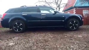 Пневмо-пружинная система на Chrysler 300C , первый результат .
