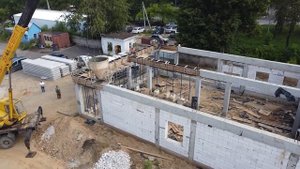 Железобетонный каркас для производственного здания 14*40 метров. Часть 1