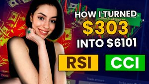 How I Turned $303 into $6101 Using RSI and CCI Indicators - Pocket Option Strategy