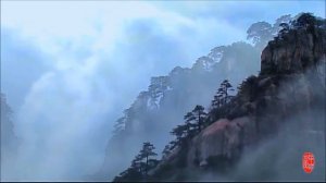 Панорамные виды гор Хуаншань(Жёлтый горы), Китай