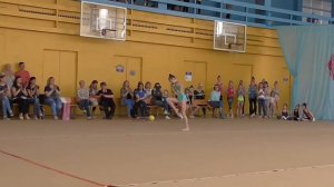 Кот Поліна 2006 р н  чемпіонат Чернігова 2018 скакалка