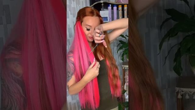 Канекалон - филируем концы