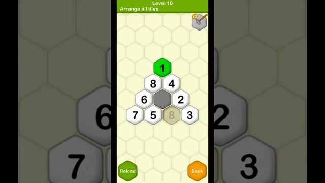 [Gameplay] Hexa Puzzle Number Sorting Level 10