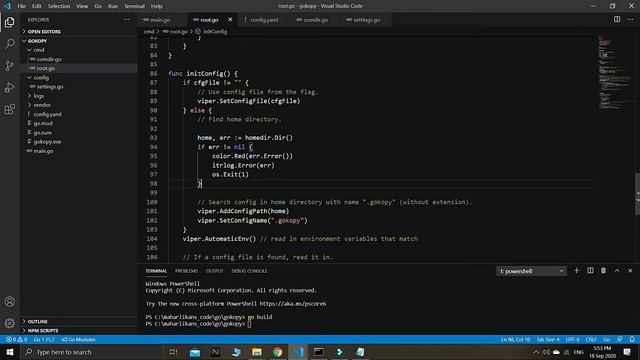 Viper Configuration Solutions - Backup Files Software From Scratch Written in Golang Tutorial #4