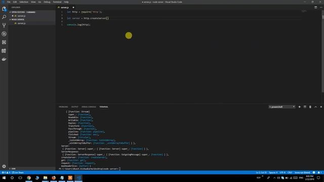 Nodejs tutorial 2 (Creating nodejs http server)