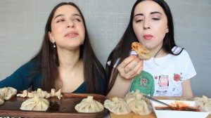 МУКБАНГ С AYKA EMILLY КТО СЪЕСТ БОЛЬШЕ ГРУЗИНСКИХ ХИНКАЛЕЙ?