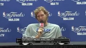 Dirk Responds To Dwyane & LeBrons Mocking