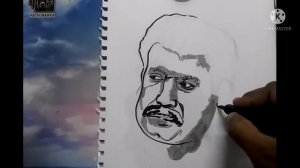 EASY SILHOUETTE ART FOR BEGINNERS/ /BRUSH PEN DRAWING/ EASY SKETCH/VELUPILLAI PRABHAKARAN