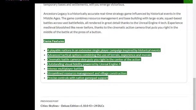 Ancestors Legacy Build 48004 + Bonus Content PC Game FREE Work 100% смотреть онлайн