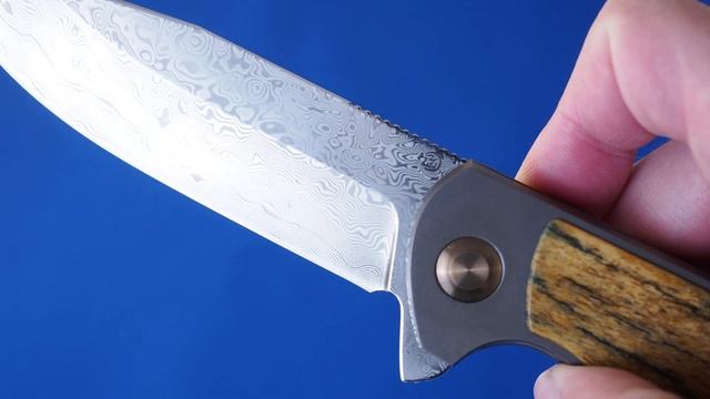 Нож Чебуркова Волк Кастом Дамаск стабилизированная кость Russia смотреть онлайн