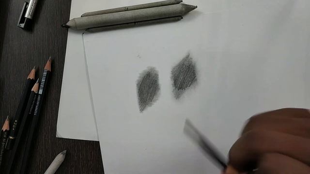 Pencil Shading Blending with Brush vs Blending Stumps || Tutorial for beginners in Hindi смотреть онлайн