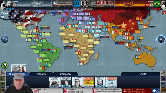 Twilight Struggle ITSL Game 4 vs DLandel смотреть онлайн