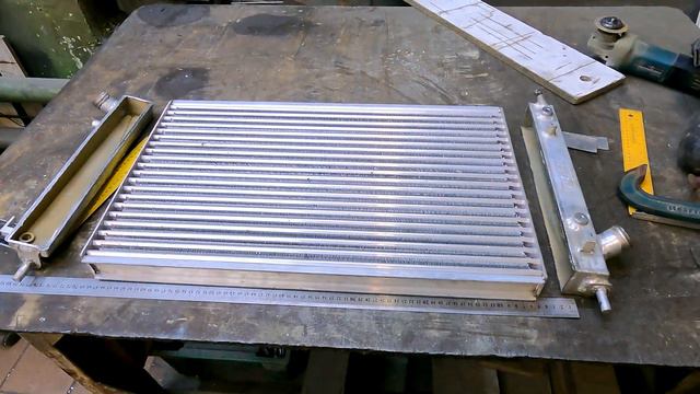 Изготовление и замена сердцевины при ремонте радиатора SAAB смотреть онлайн