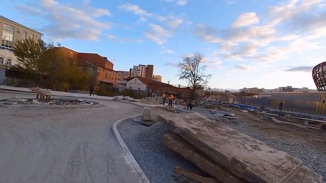 Екатеринбург Yekaterinburg, Центр. Строительство УГМК арены 19.10.2023.