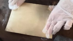 Чистим цветной металл быстро с помощью Нанотрилан ( паста для чистки металла)
