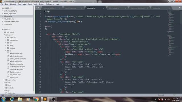 Online Job Portal Project In PHP - Php Project Tutorial (Hindi) - 8