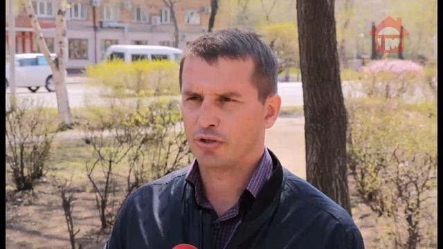 Работы по озеленению идут в Уссурийске смотреть онлайн