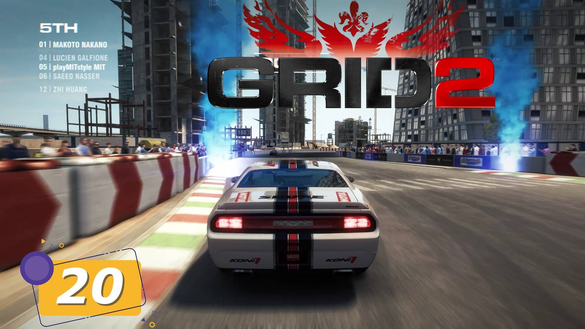 DODGE CHALLENGER SRT8 #20 | Прохождение игры GRID2 | Logitech G29