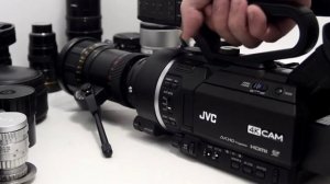 JVC GY-LS300 4KCAM + krasnogorsk Meteor 5-1 17-69mmf1.9 Super16 M42 /muk #110