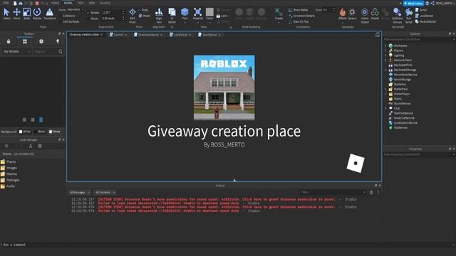 ROBLOX Studio Model Giveaway | Gear 5's First Attack Tutorial смотреть онлайн