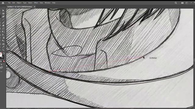 Image tracing drawing and coloring 2d character adobe illustrator #SubhanArt1 смотреть онлайн