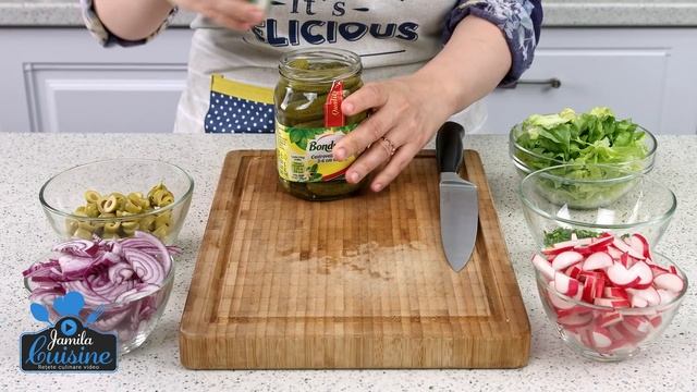 Salata orientala de primavara (CC Eng Sub) | JamilaCuisine смотреть онлайн