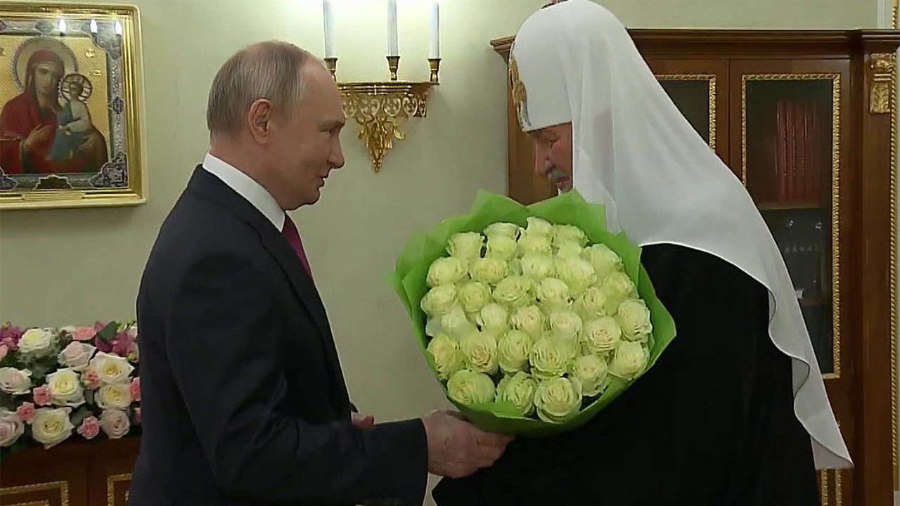 Владимир Путин поздравил главу Русской православной церкви с годовщиной интронизации