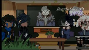 Sans AU react to Rus/Eng