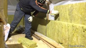 Комната на чердаке - утепление 150мм (часть 2)