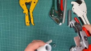 Распаковка и сравнение топовых ножниц для пластиковых труб knipex zenten milwaukee rems и др.