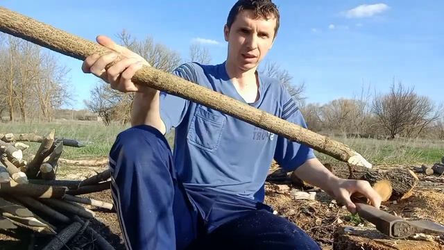 Бюджетная ограда для электропастуха.Колошки для ограды. смотреть онлайн