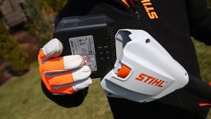 Обзор аккумуляторной мотокосы STIHL FSA 56. Обзор косы штиль.