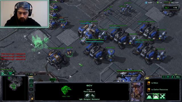 Starcraft 2: Wings of Liberty Real Scale Mod Playthrough (Ep 6) - Outbreak is so fun смотреть онлайн