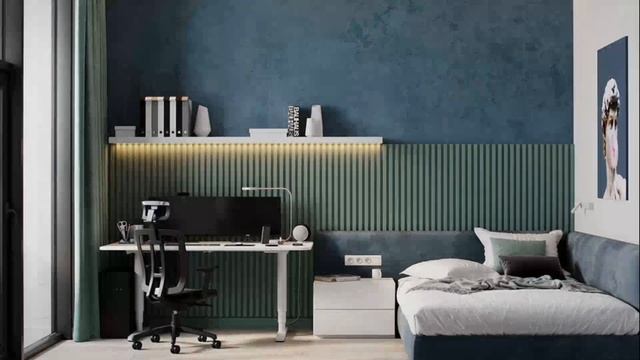 Красочный минимализм в стильной трехкомнатной квартире. Рум ТУР смотреть онлайн