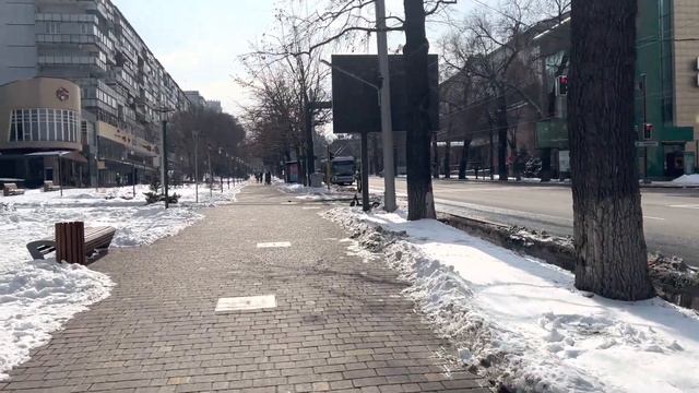 Гуляем по Алматы, Алматы зимой, Алматы в феврале 2023