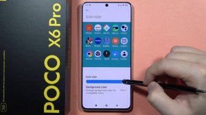 POCO X6 Pro: Change Icons Size #howtodevices