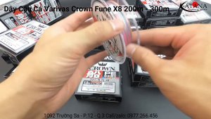 Dây Câu Cá Varivas Crown Fune PE X8 200m - 300m - Nhiều Màu