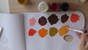 Таблица смешения цветов. 50 из 5 Часть 1 #art_ivlieva