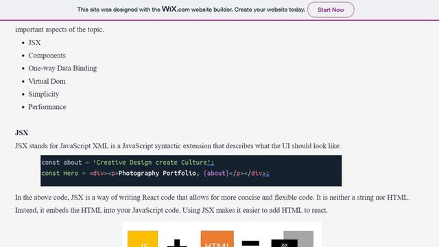 React Web Application Development