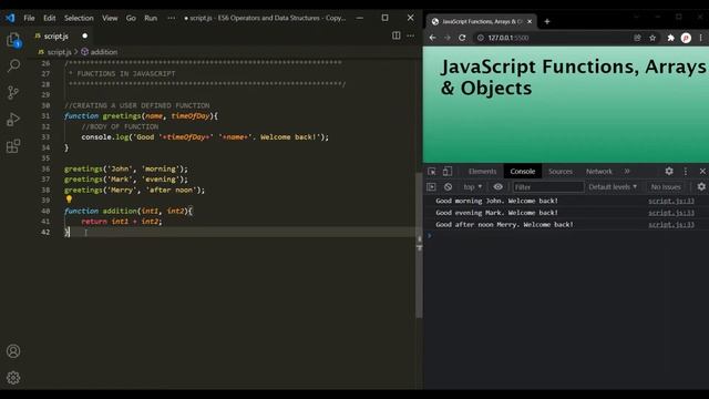 What are functions in JavaScript | Functions | JavaScript