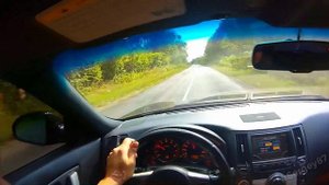 Driving Infiniti FX35 POV
