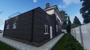 Проект 2х этажного дома с гаражом, террасой и Баней. от Алексея Бронникова