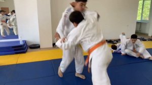 Judo Ko Uchi Gari & Seoi Otoshi(подсечка под пятку изнутри-бросок через спину с колен)! УТС ORTUS.K