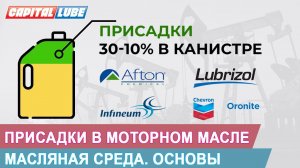 ПРИСАДКИ В МОТОРНОМ МАСЛЕ. ОСНОВНЫЕ ПРОИЗВОДИТЕЛИ. БЛЕНДИНГ МОТОРНЫХ МАСЕЛ. ЧТО ЭТО? / МС. Основы