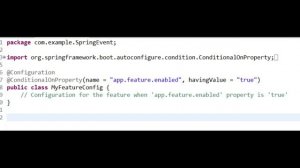 Use of ConditionalOnProperty Annotation in Spring Boot