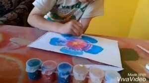 Изо 1 класс. Урок #Цветы Сказочный #цветок