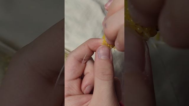 смайлик з бісеру кругляш. Амигуруми из бисера. мастер класс