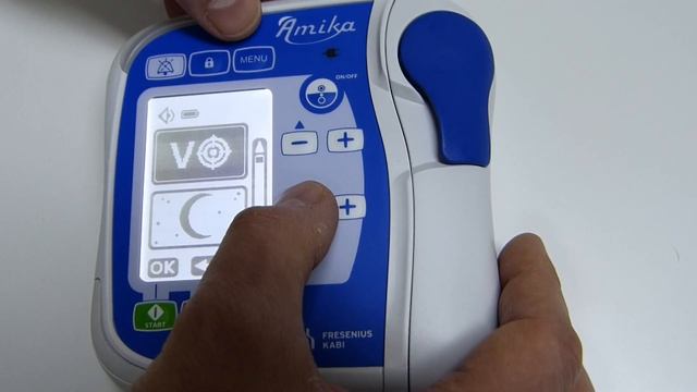 Насос для энтерального питания Amika, обзор меню.