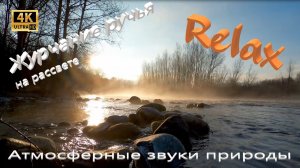 4K ⚜️ Звуки природы, релакс, медитация, звуки воды, журчание ручья music therapy музыкальная терапия